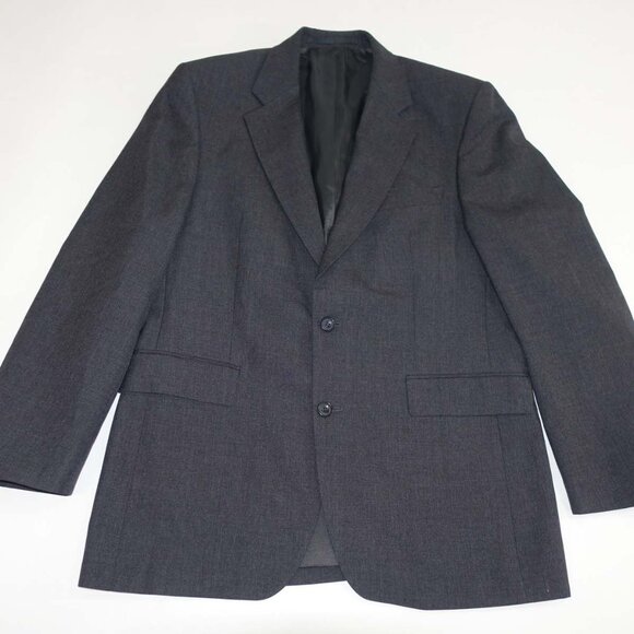 Alexandre London Savile Row Men's Suit Jacket Size 40 Regular Charcoal Gray 40R - Picture 1 of 9